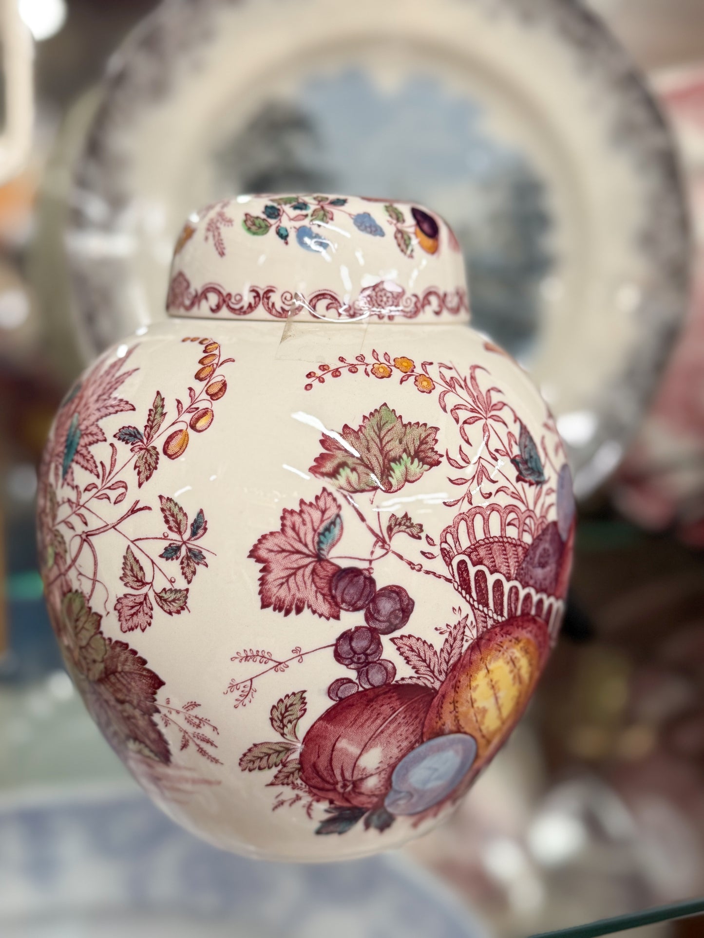 Masons Transferware Ginger Jar