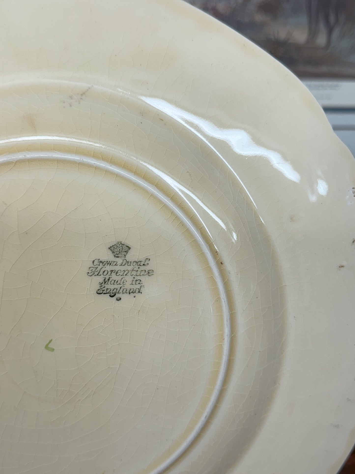 Crown Ducal "Fox Hunt" Florentine Plate