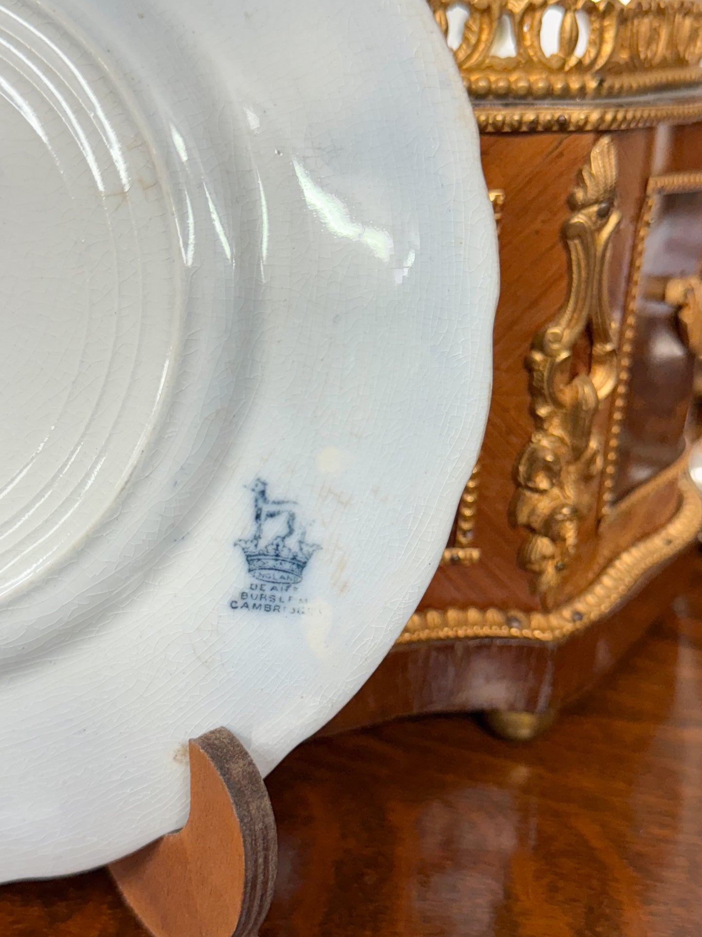 8" Flow Blue Plate
