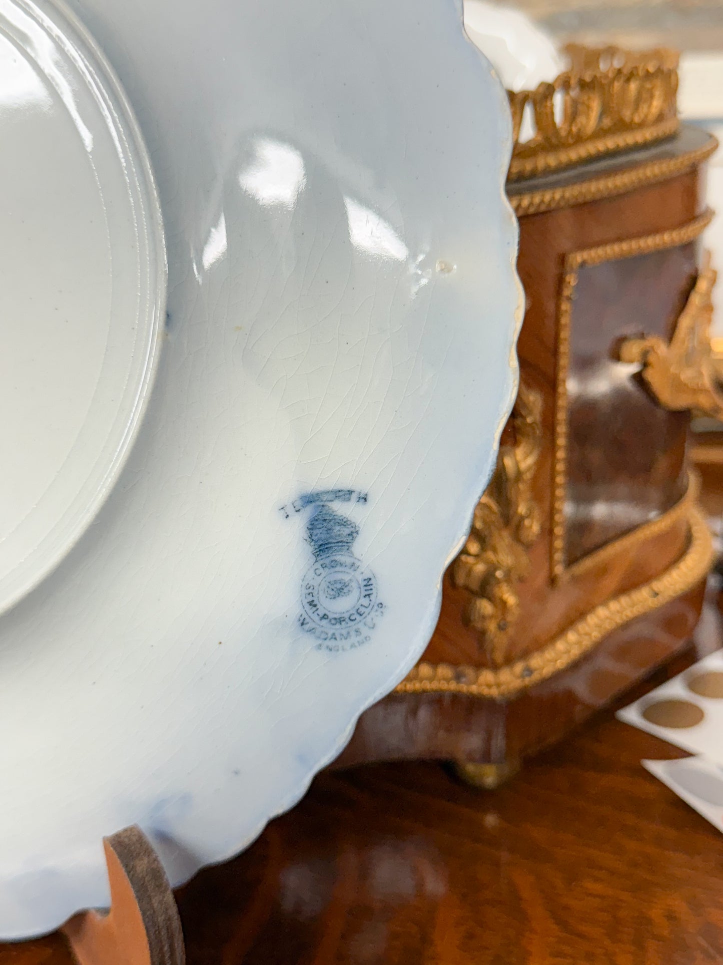 8.75" Flow Blue Plate