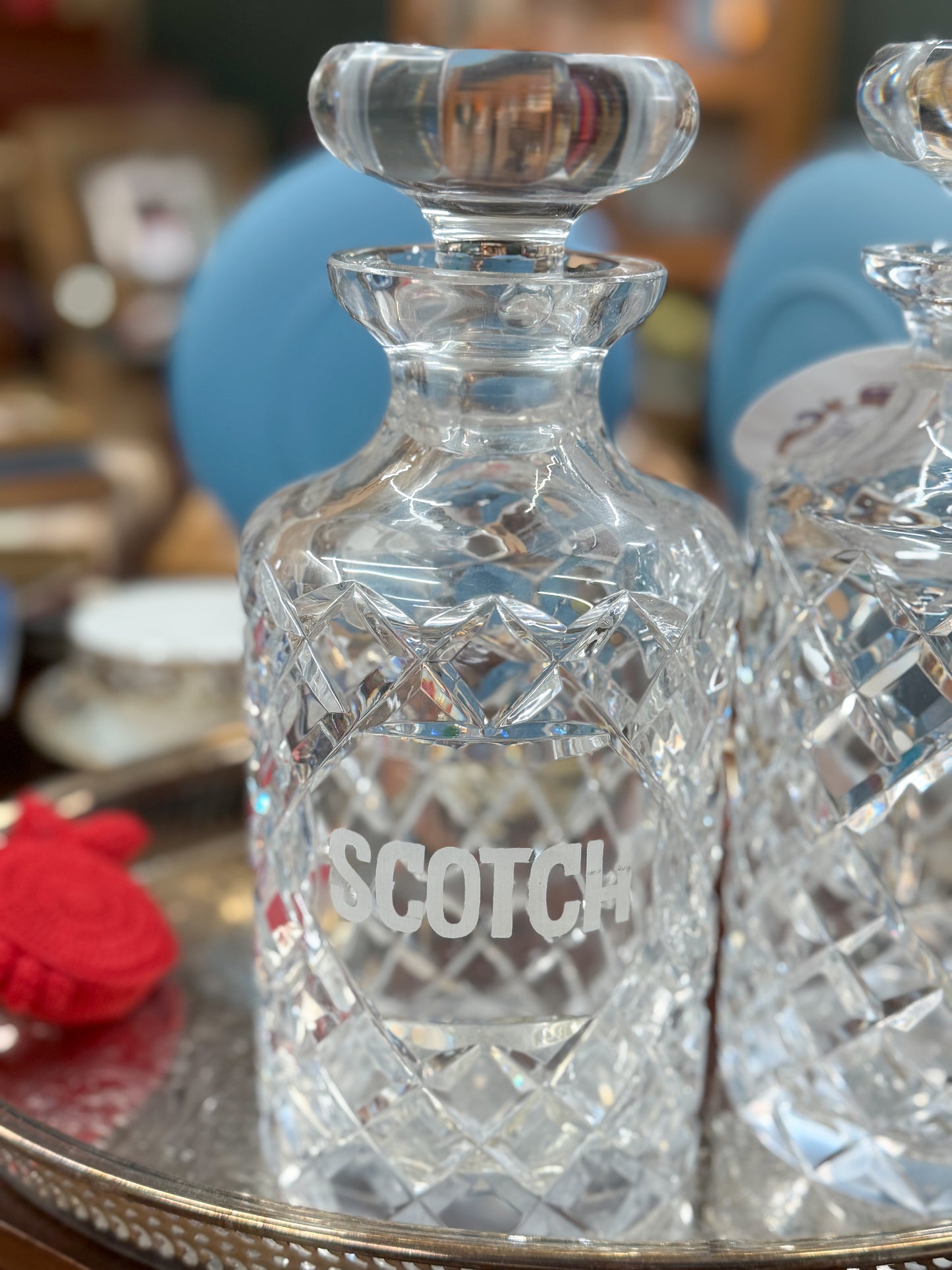 Scotch & Rye Crystal Decanter Set