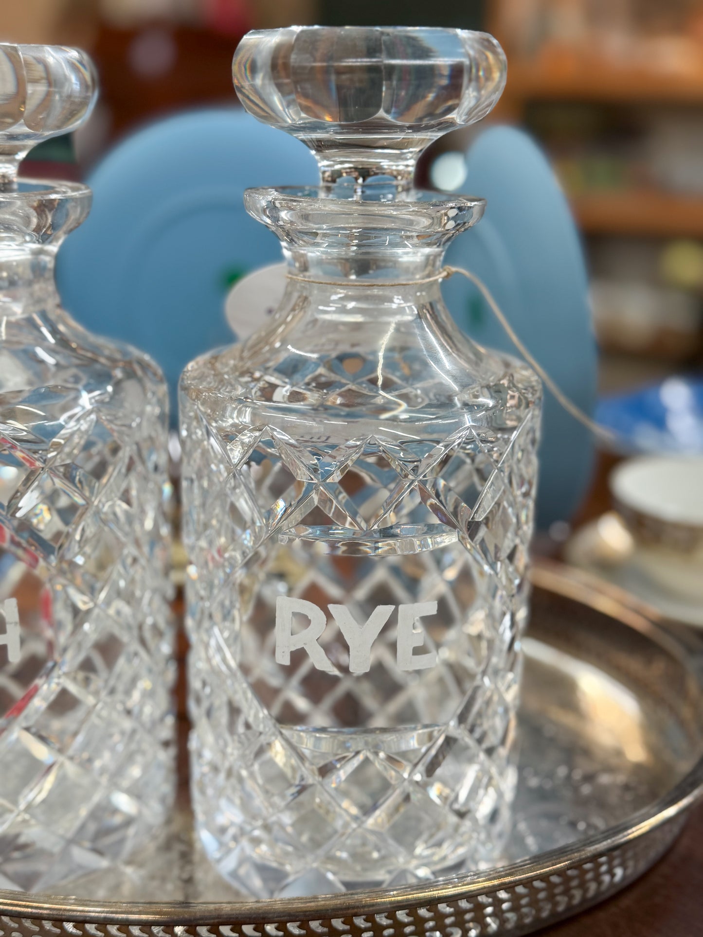 Scotch & Rye Crystal Decanter Set