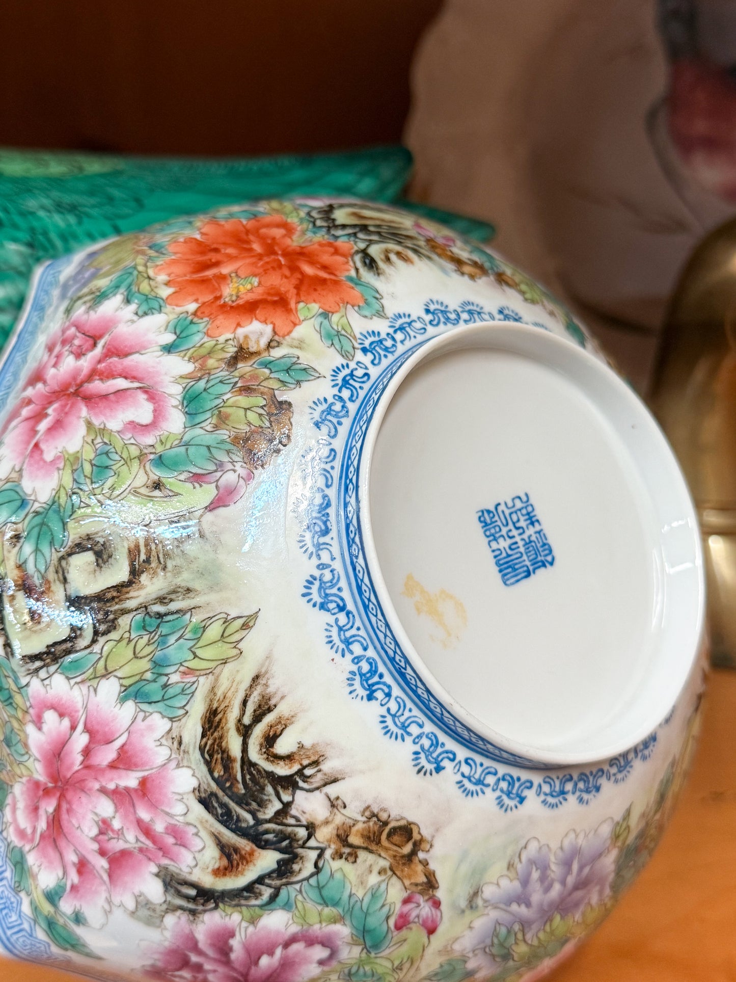Antique Eggshell Bowl