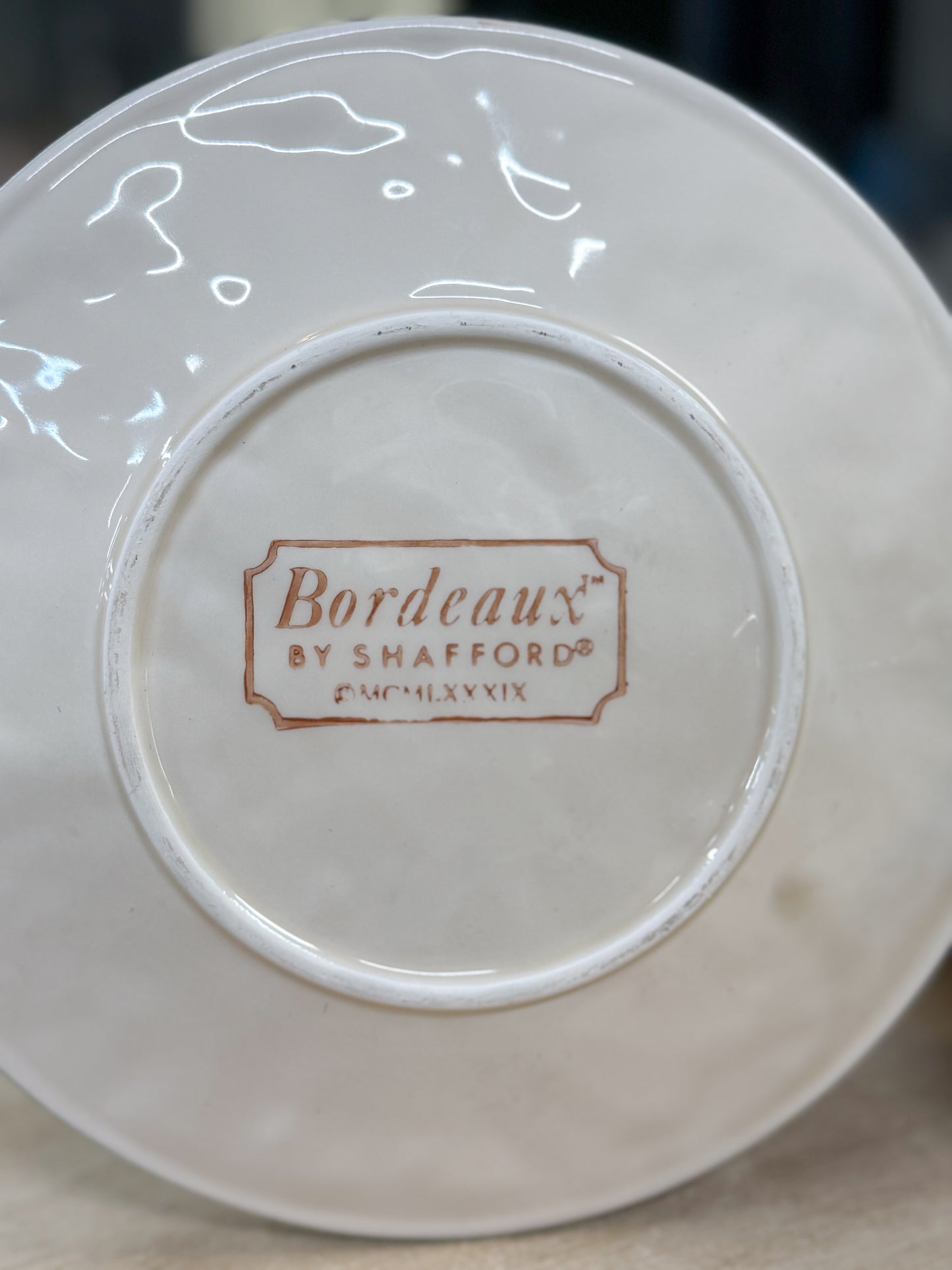 Majolica "Bordeaux" by Shafford Plates
