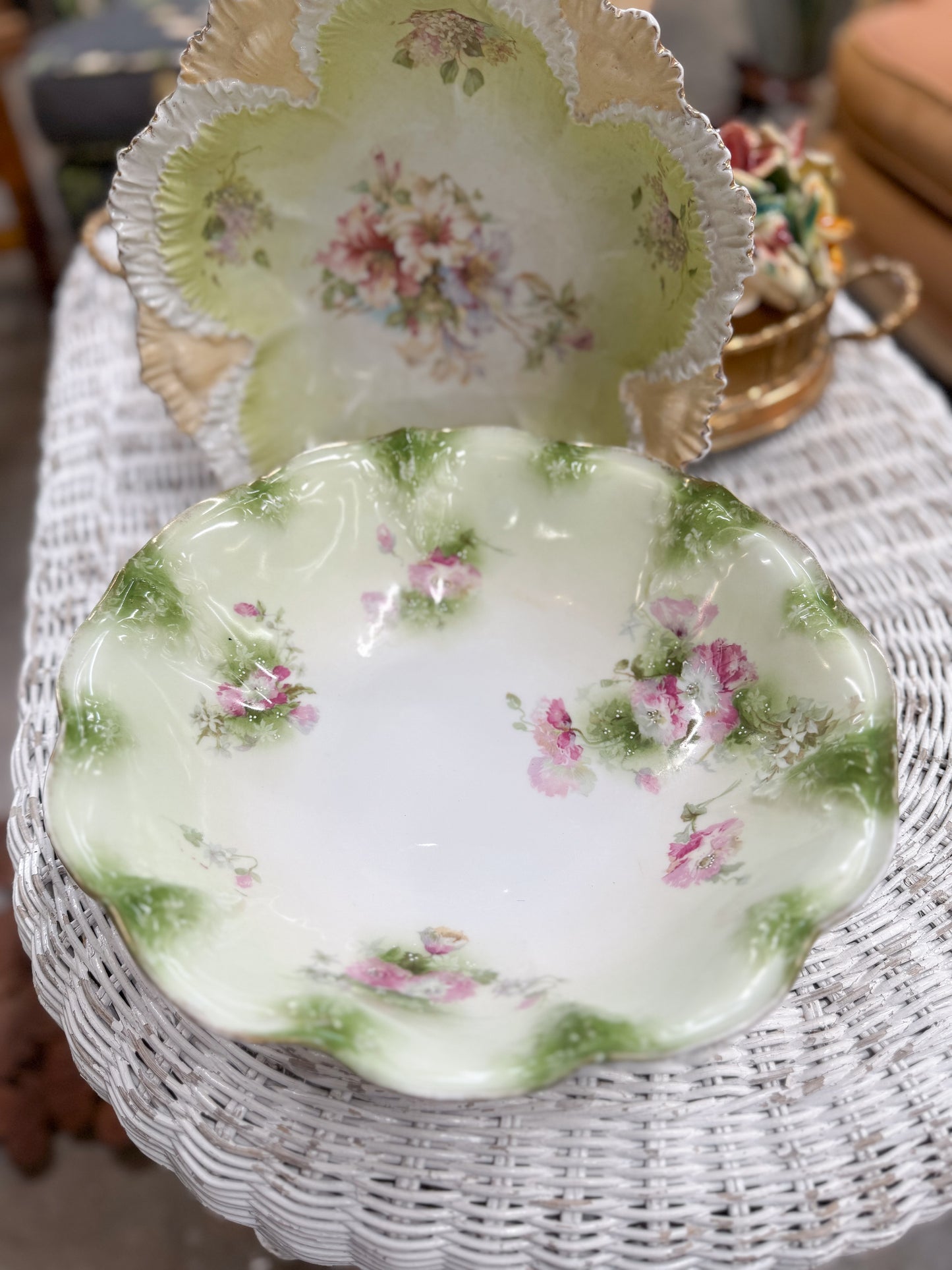 Prussian Hand Painted Bowl