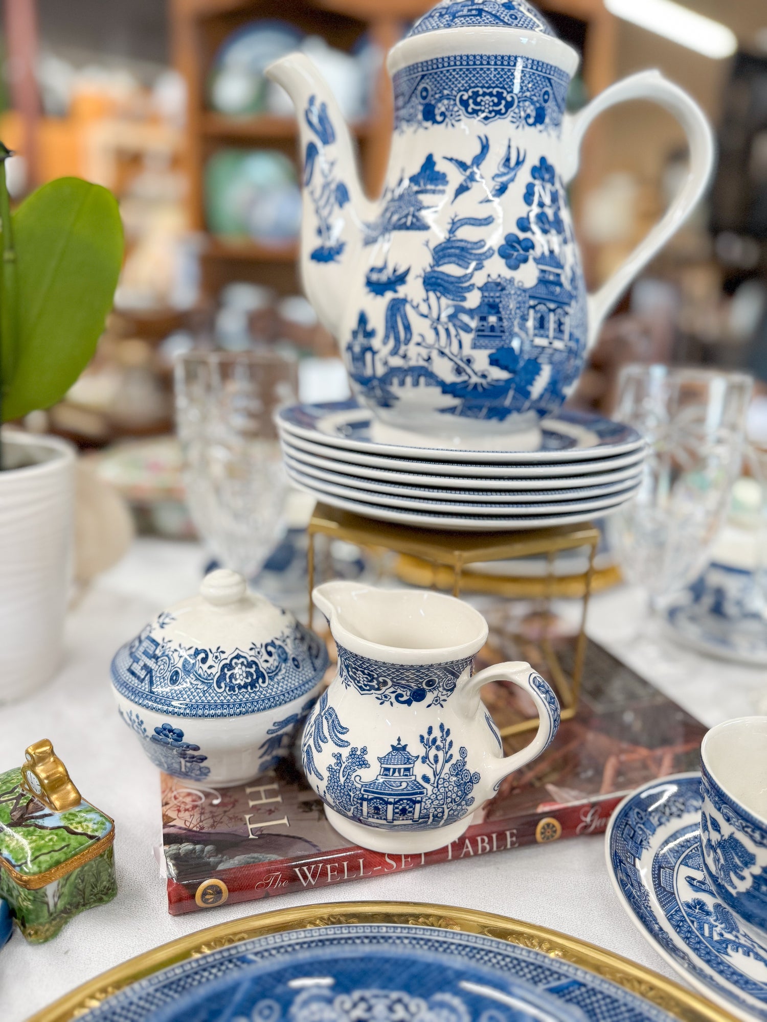 Blue & White
