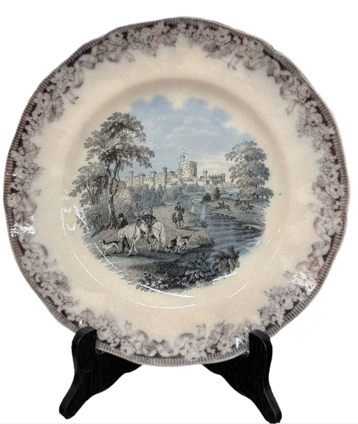 1800s Staffordshire Transferware Plate
