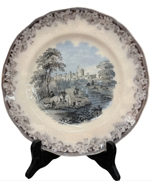 1800s Staffordshire Transferware Plate