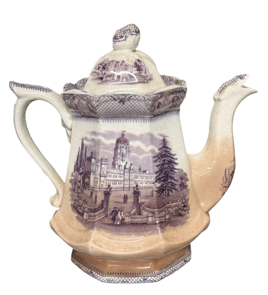 3 Piece Antique Transferware Tea Set