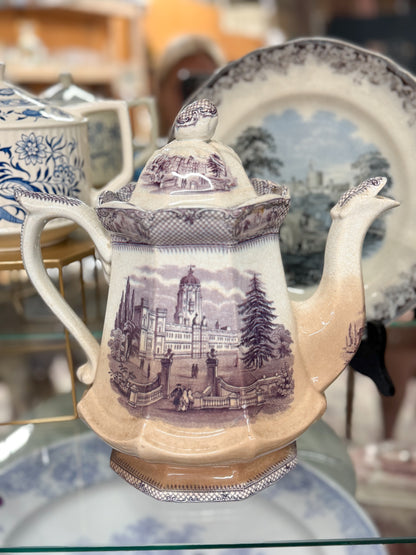 3 Piece Antique Transferware Tea Set