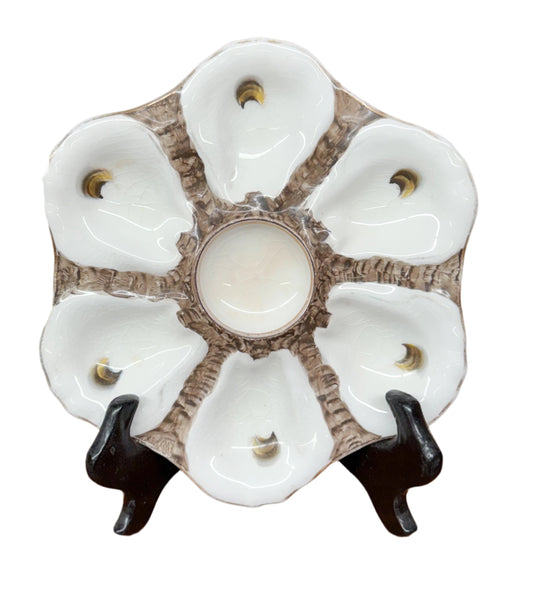 White Natural Oyster Plate