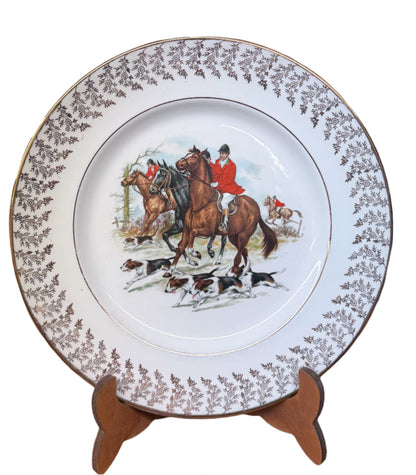 White "Liverpool" Horse Plate
