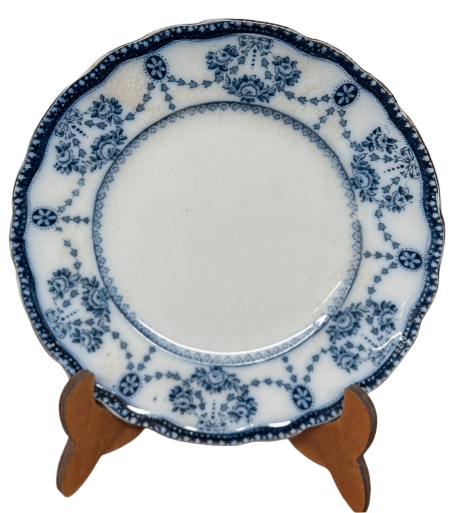 8" Flow Blue Plate