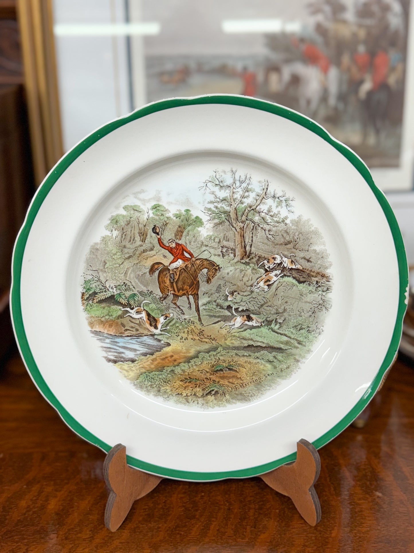 Hunt Scene Plate