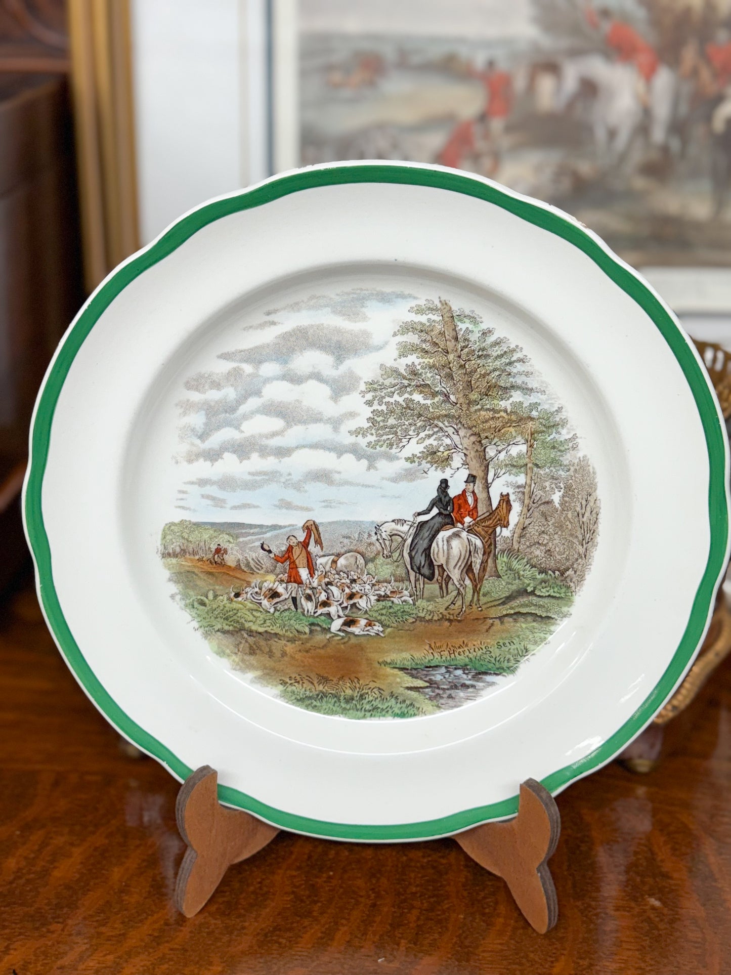 Hunt Scene Plate