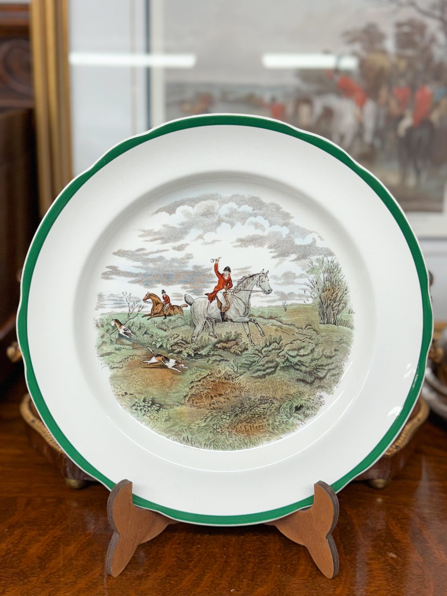 Hunt Scene Plate