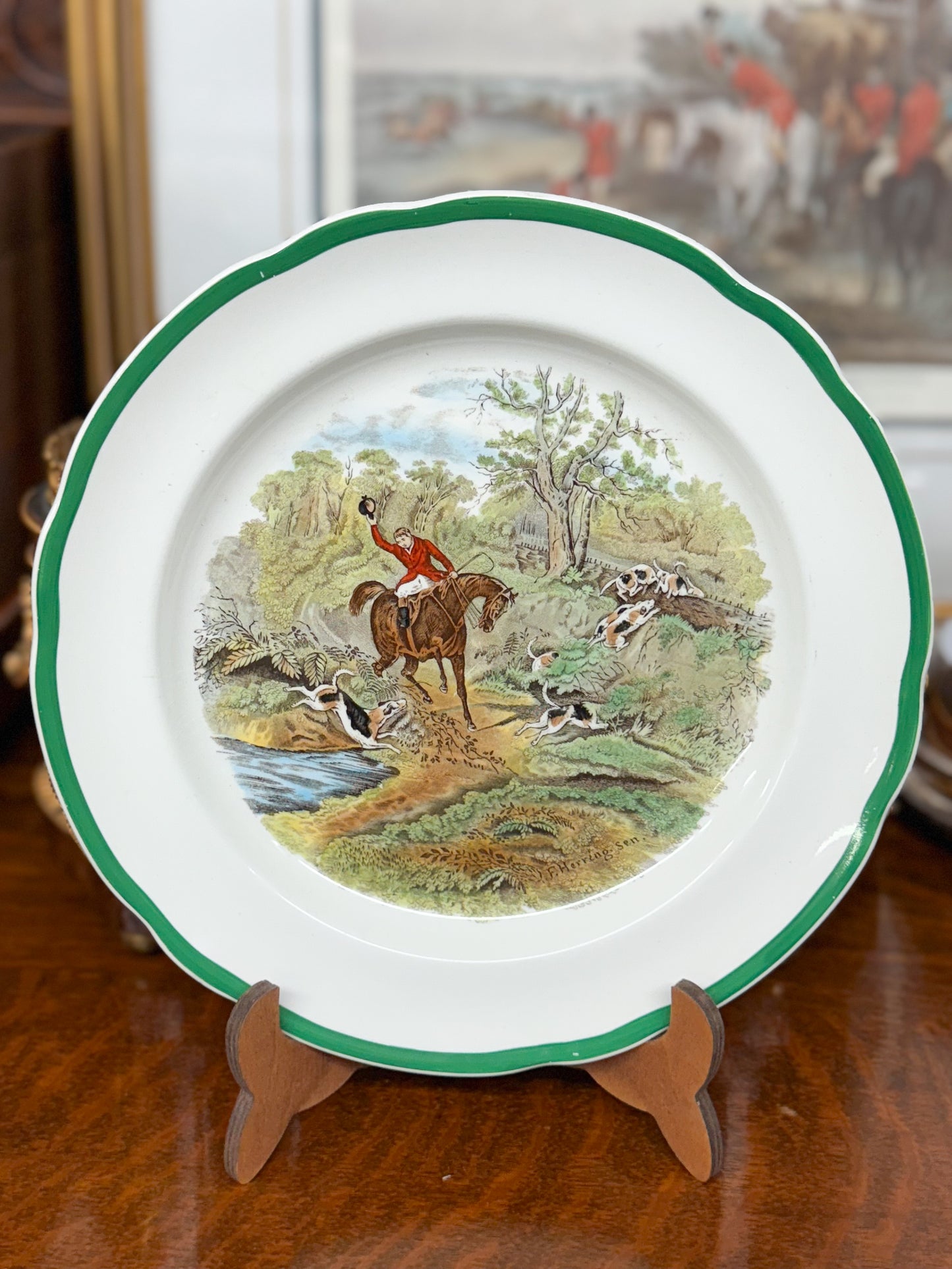 Hunt Scene Plate