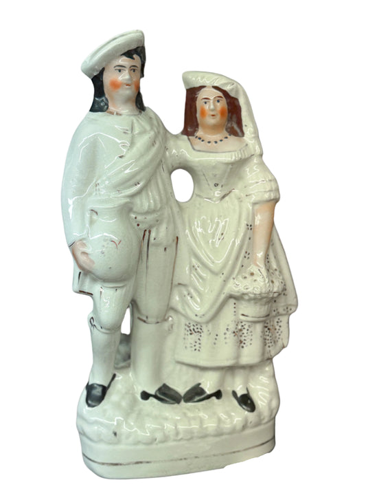 Staffordshire Bride and Groom Figurine