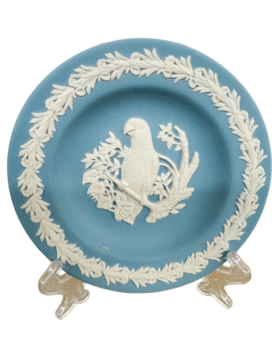 Light Blue Parrot Mini Plate