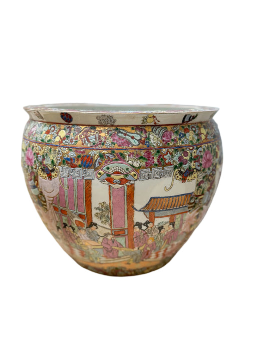 Vintage Rose Famille Fishbowl