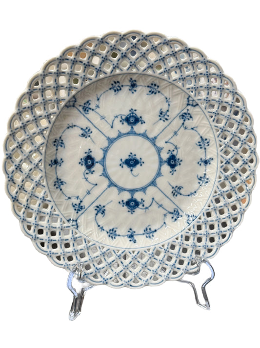 Royal Copenhagen Blue Full Lace Plate