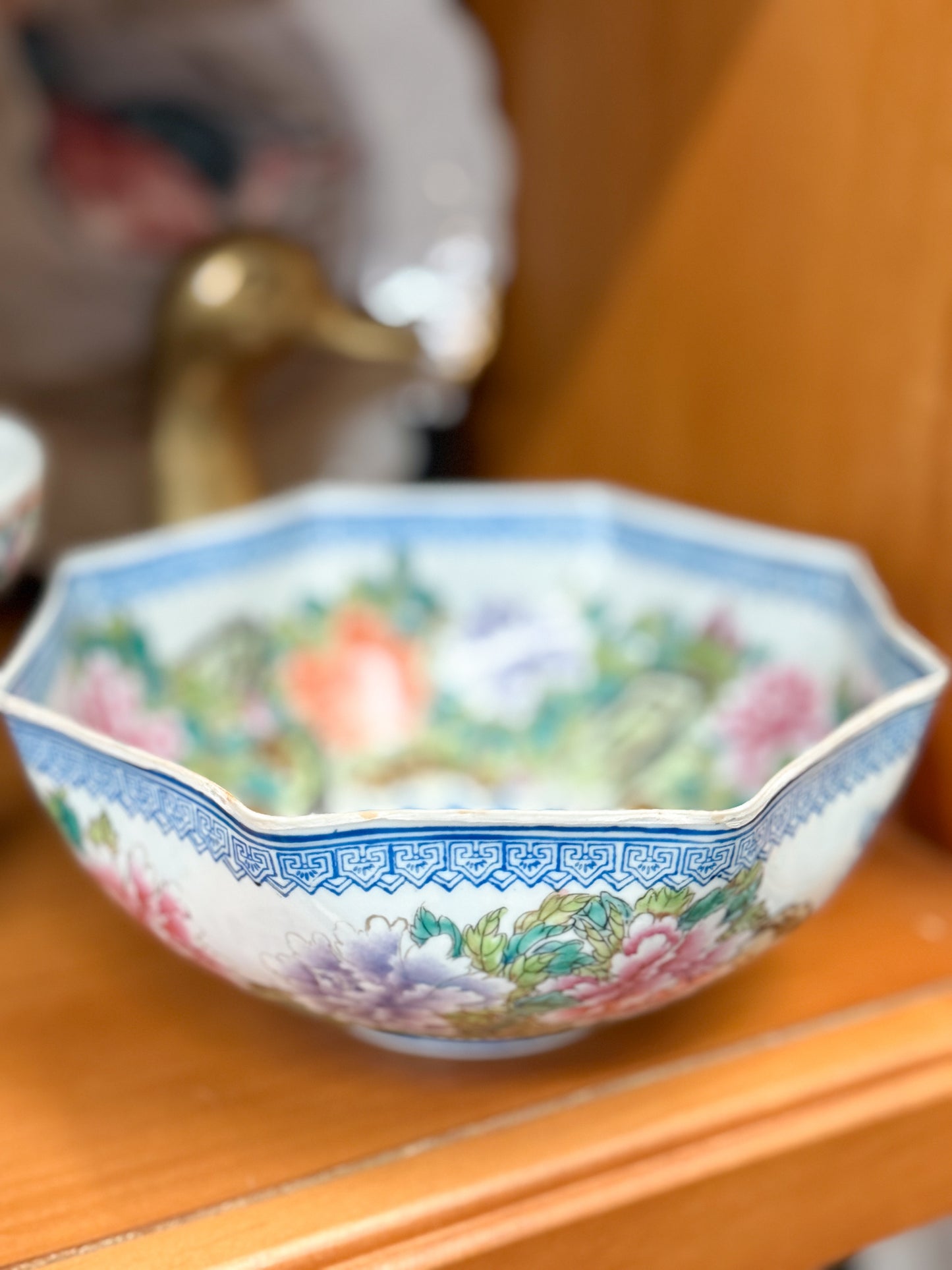 Antique Eggshell Bowl