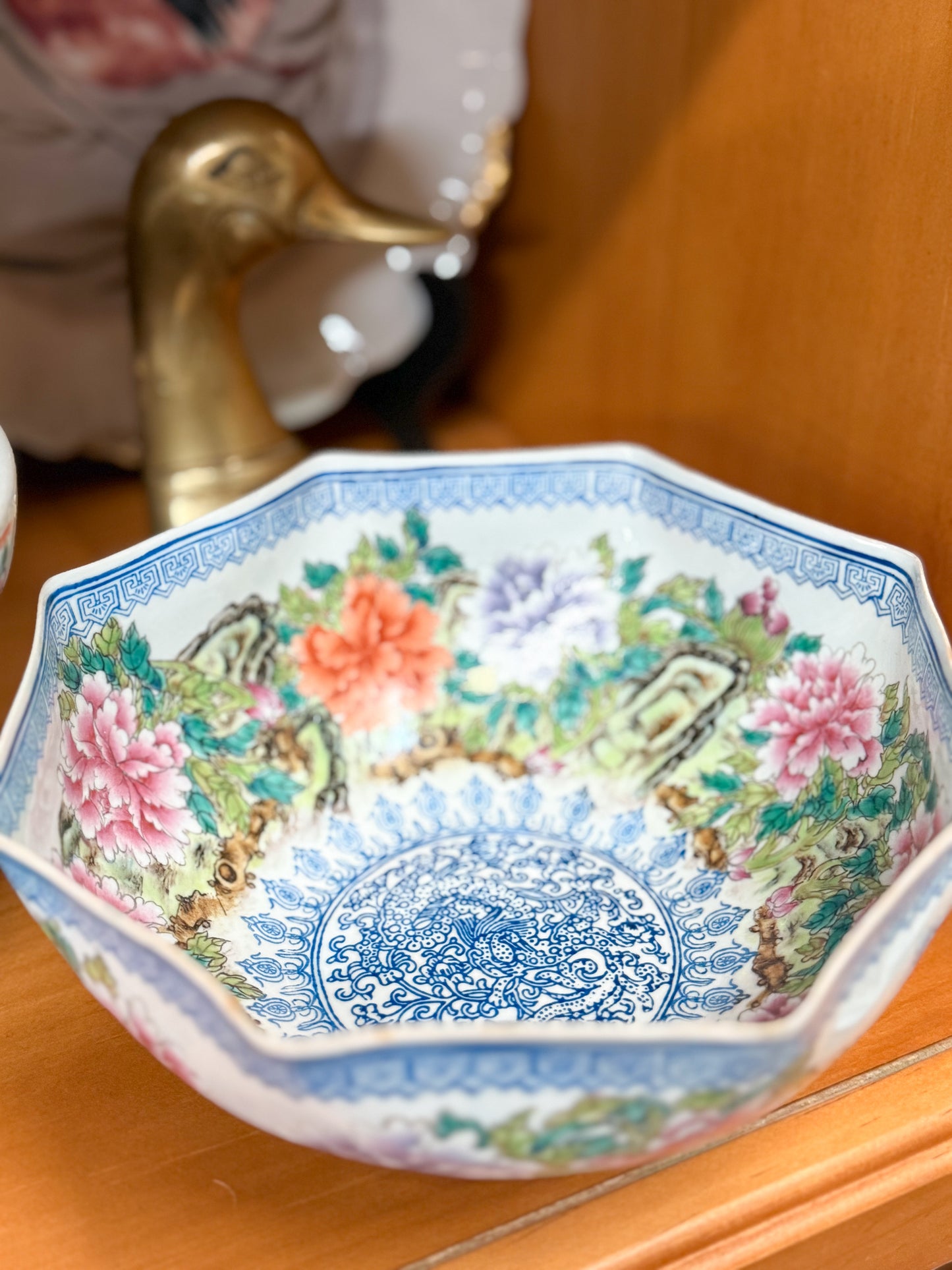 Antique Eggshell Bowl
