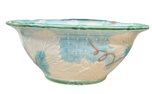 Majolica "Bordeaux" by Shafford Serving Bowl